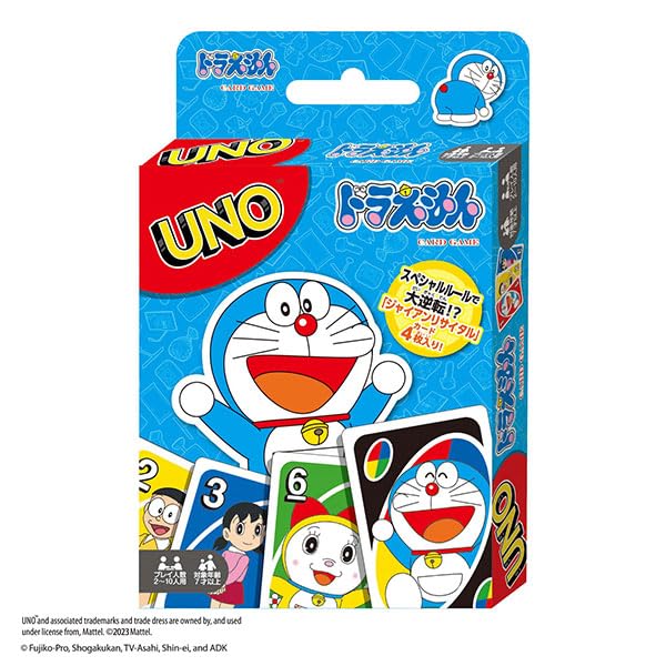 Classic UNO Playing Cards – Assorted – Family Fun for All Ages! - DORAEMEN