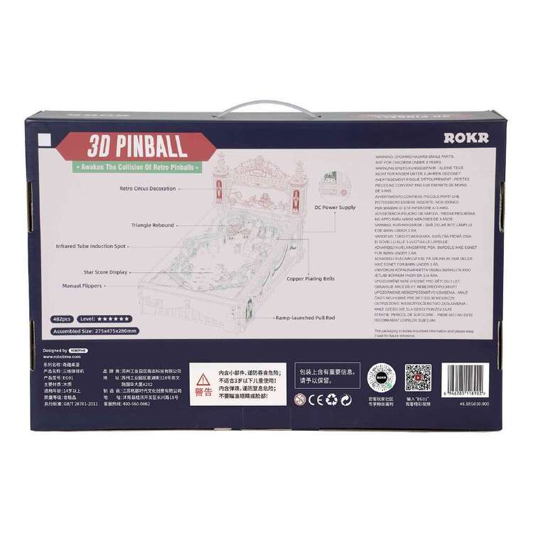 Rokr Models 3D Pinball Machine The Daily Find