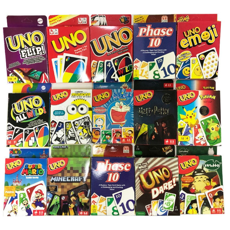 Classic UNO Playing Cards – Assorted – Family Fun for All Ages! - ANIME