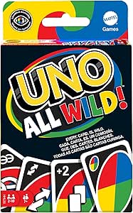 Classic UNO Playing Cards – Assorted – Family Fun for All Ages! -ALL WILD